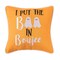 I Put The Boo In Boujee Halloween Small/Petite Accent Pillow, 10" x 10"